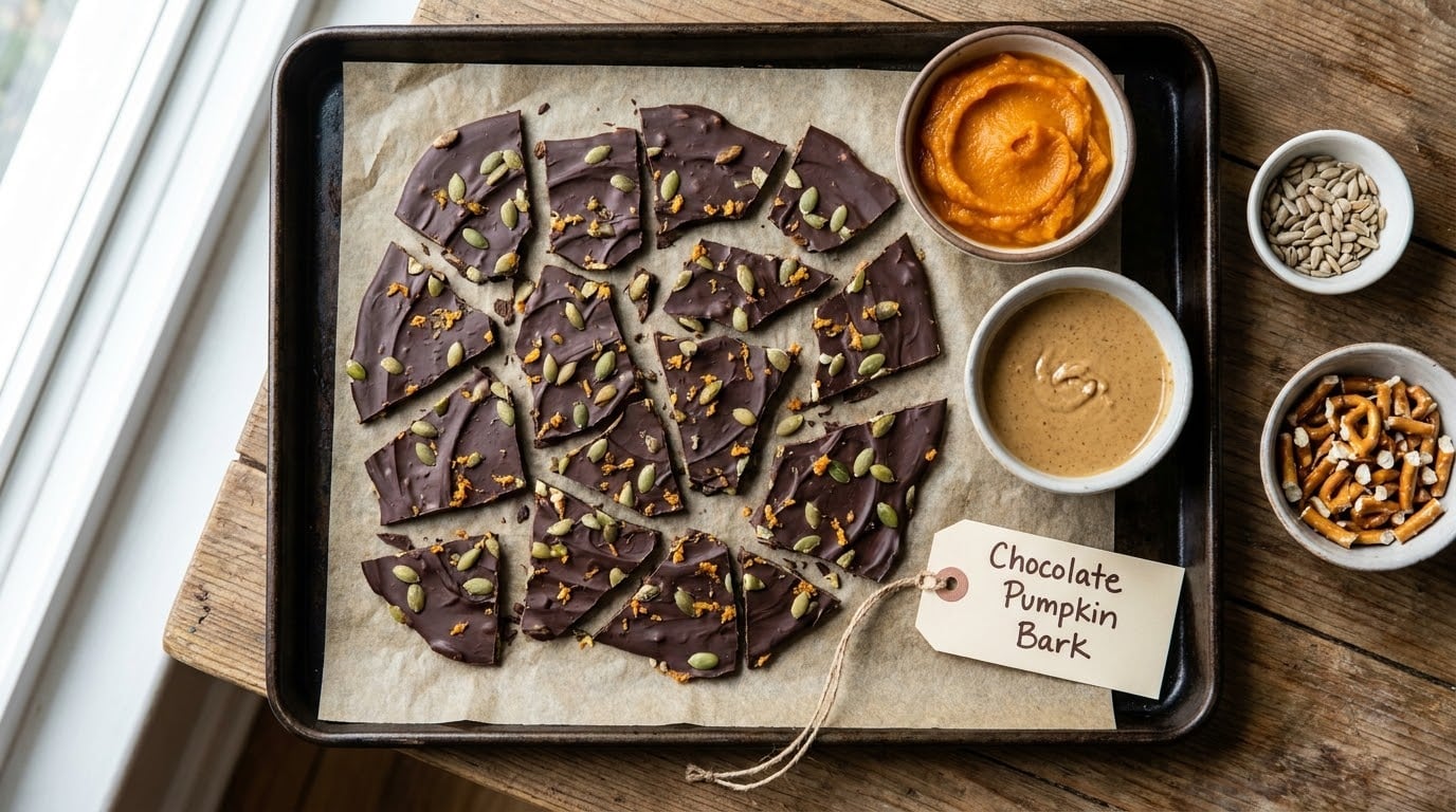 Chocolate Pumpkin Bark