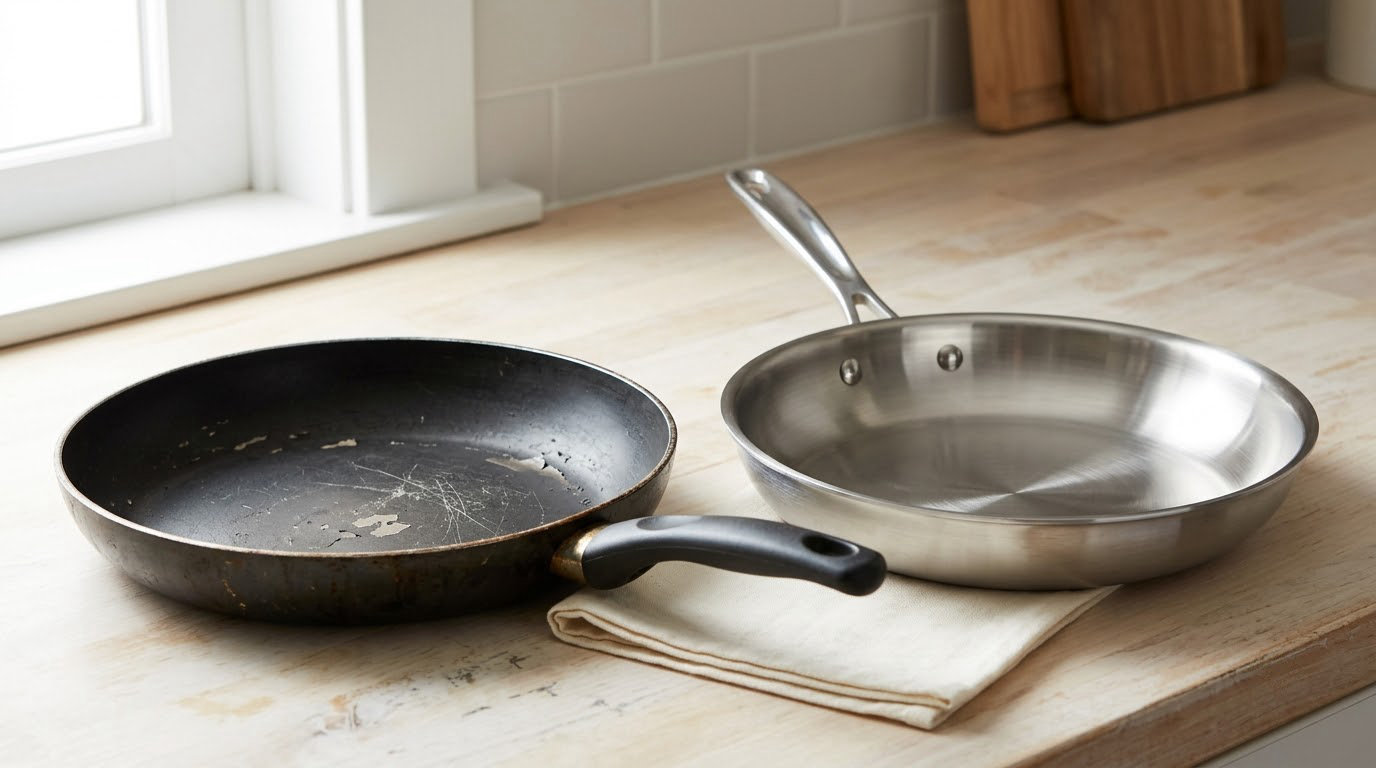 how to replace nonstick pans safely