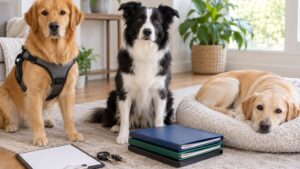 service dog vs therapy dog vs emotional support animal