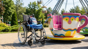 how to visit a theme park with a disabled child