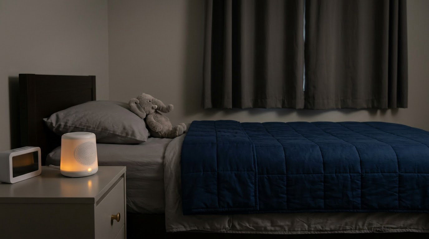 how to help an autistic child sleep through the night