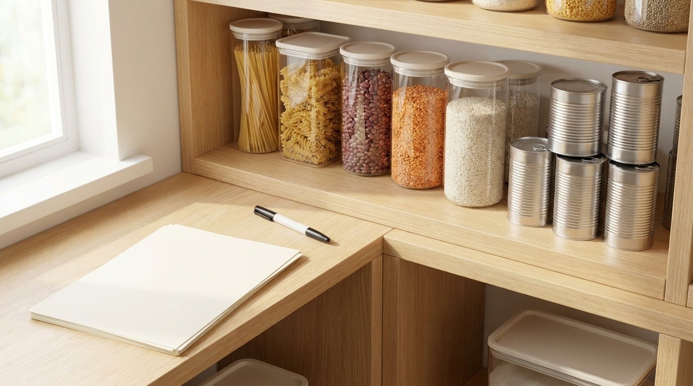 how to set up an allergen free pantry