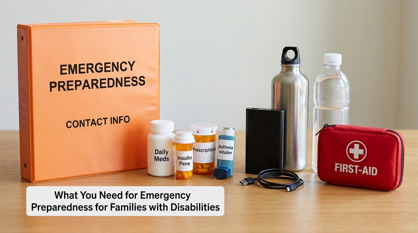 What You Need for Emergency Preparedness for Families with Disabilities