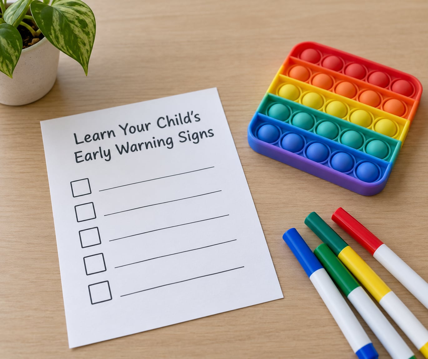 Learn Your Child's Early Warning Signs