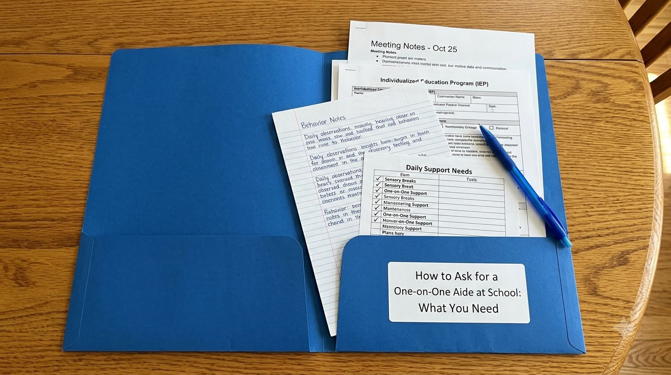How to Ask for a One-on-One Aide at School: What You Need