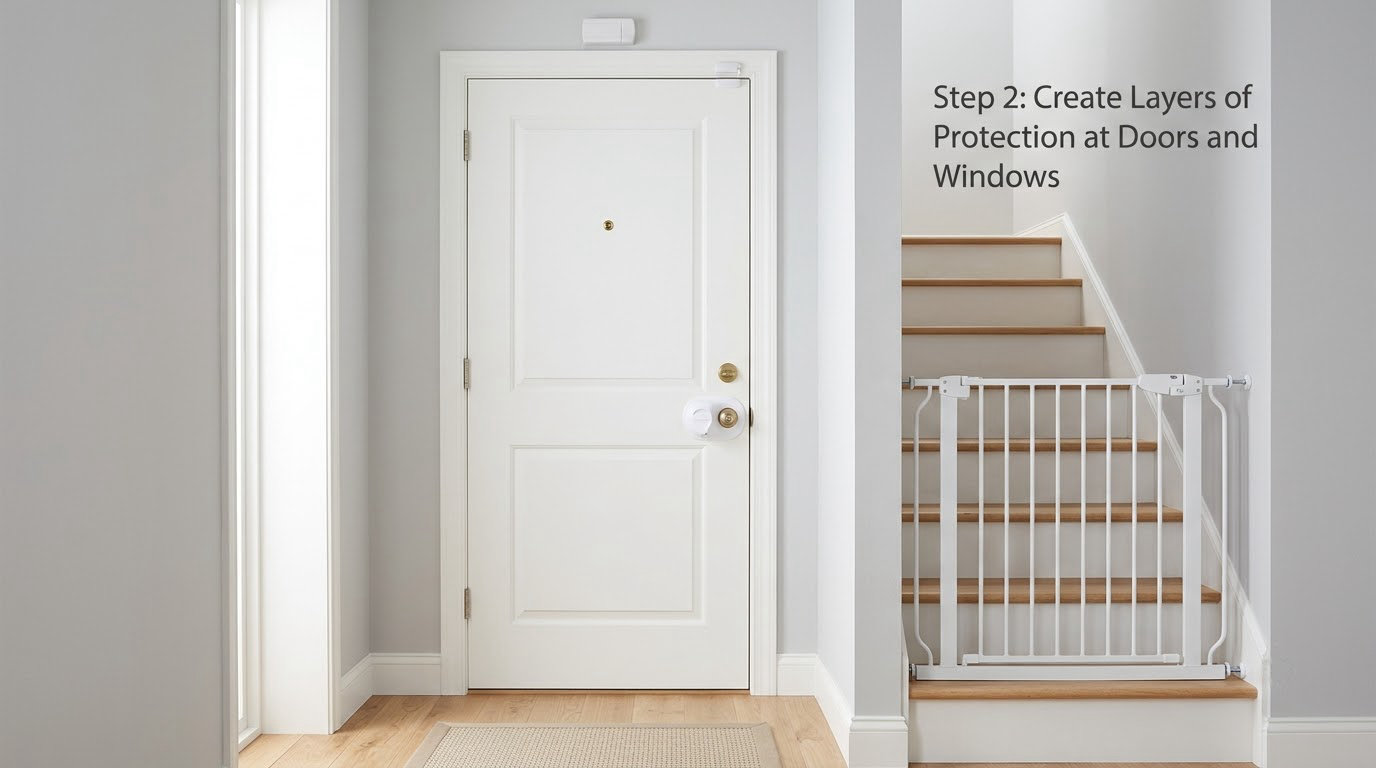 Step 2: Create Layers of Protection at Doors and Windows