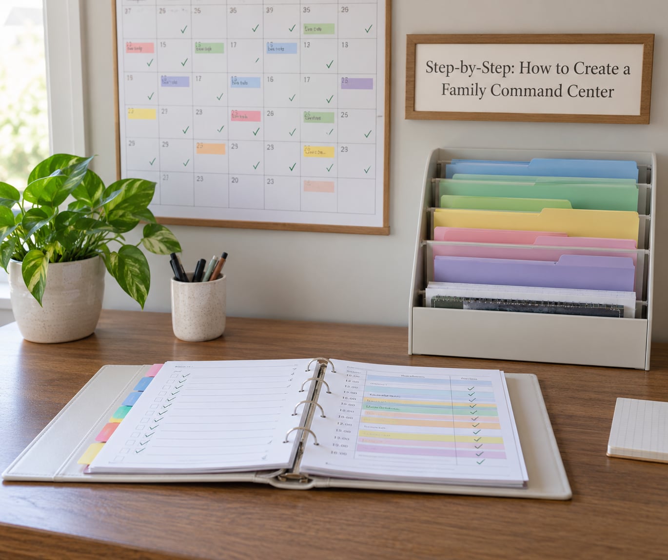 Step-by-Step: How to Create a Family Command Center