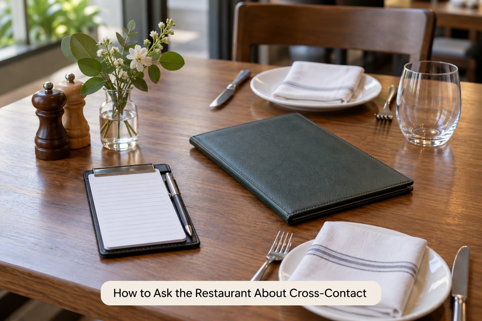 How to Ask the Restaurant About Cross-Contact