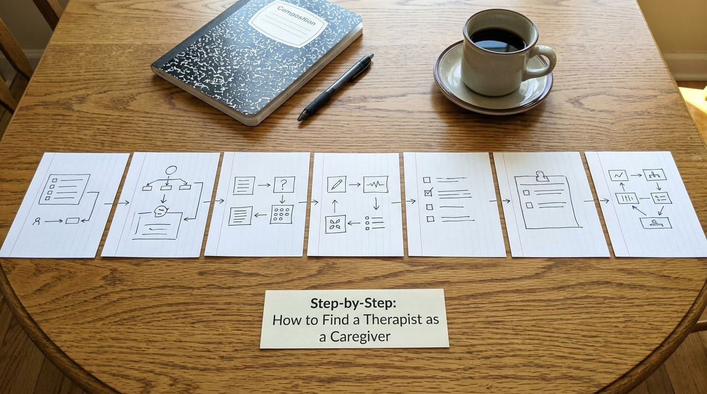 Step-by-Step: How to Find a Therapist as a Caregiver