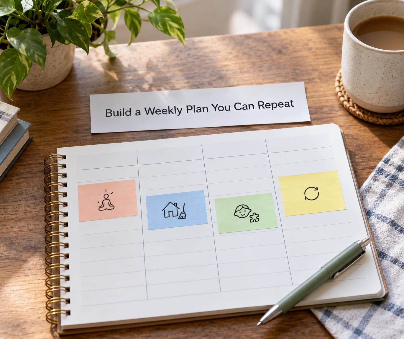 Build a Weekly Plan You Can Repeat