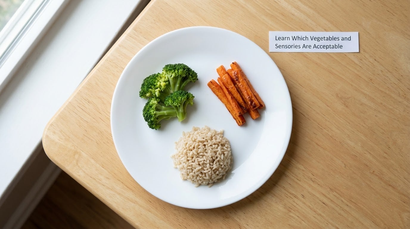 Learn Which Vegetables and Sensories Are Acceptable