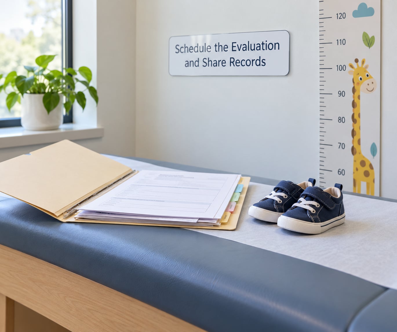 Schedule the Evaluation and Share Records