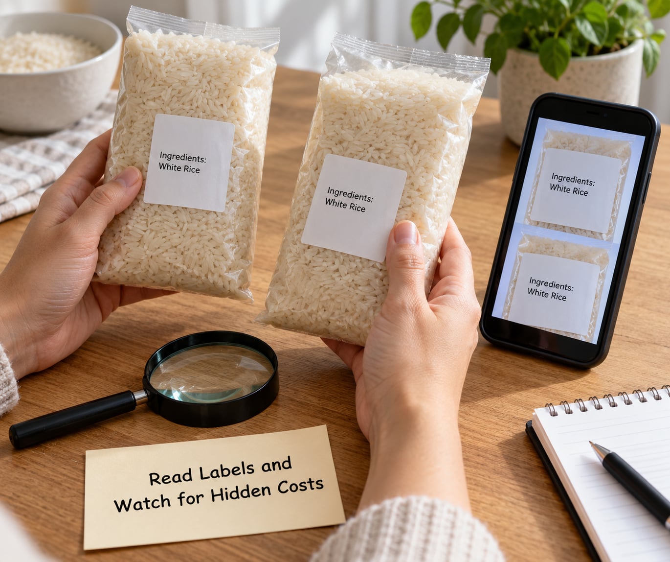 Read Labels and Watch for Hidden Costs