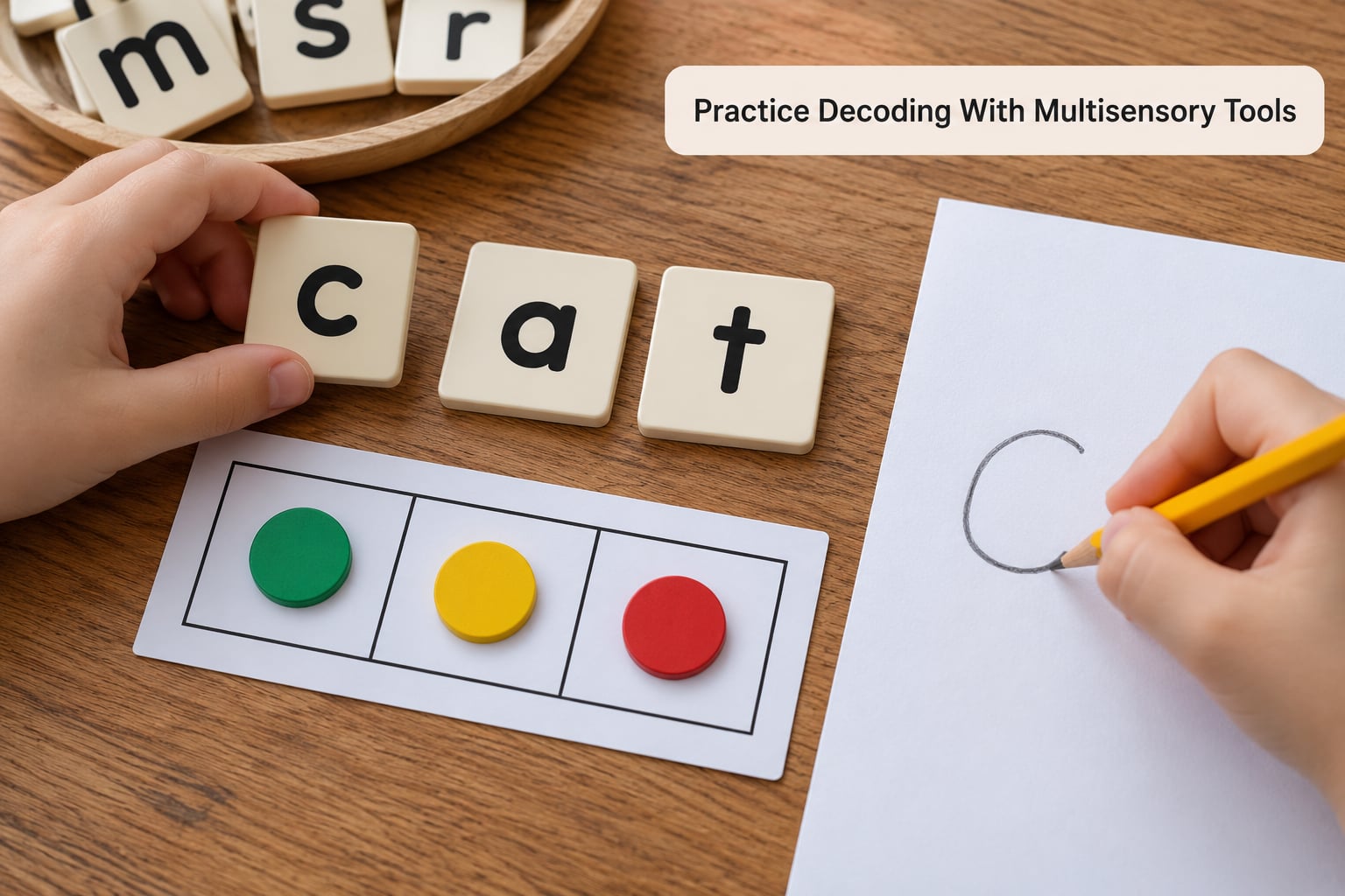 Practice Decoding With Multisensory Tools
