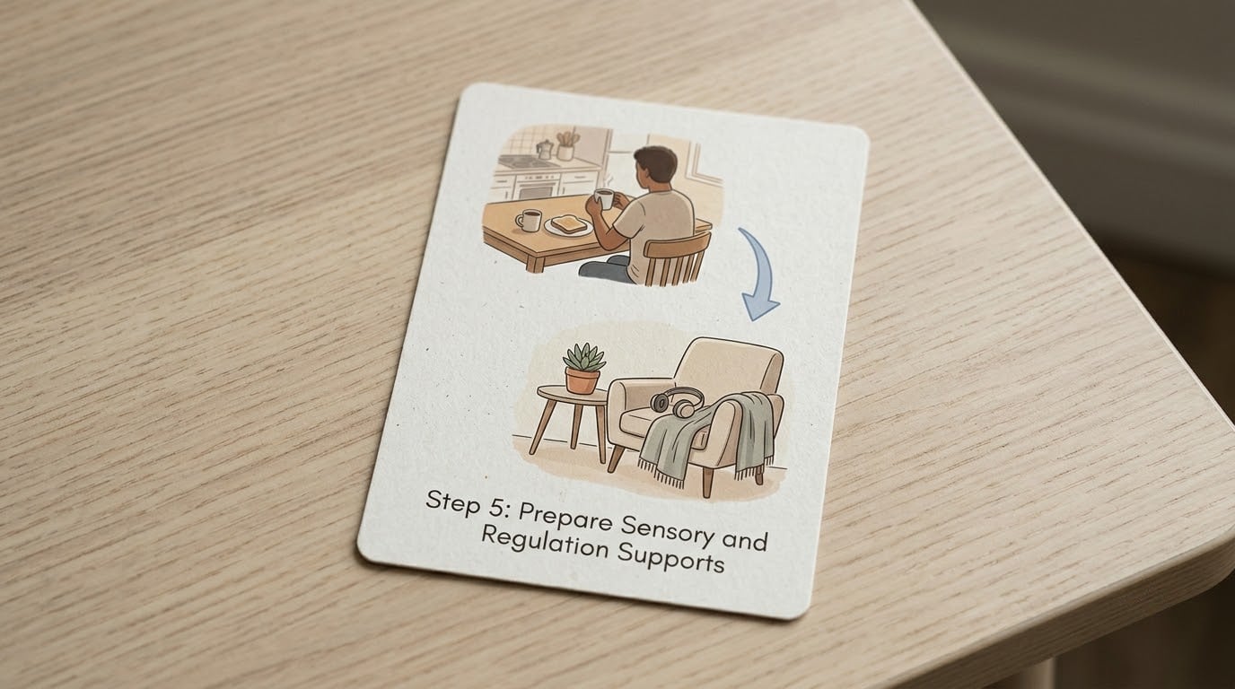 Step 5: Prepare Sensory and Regulation Supports