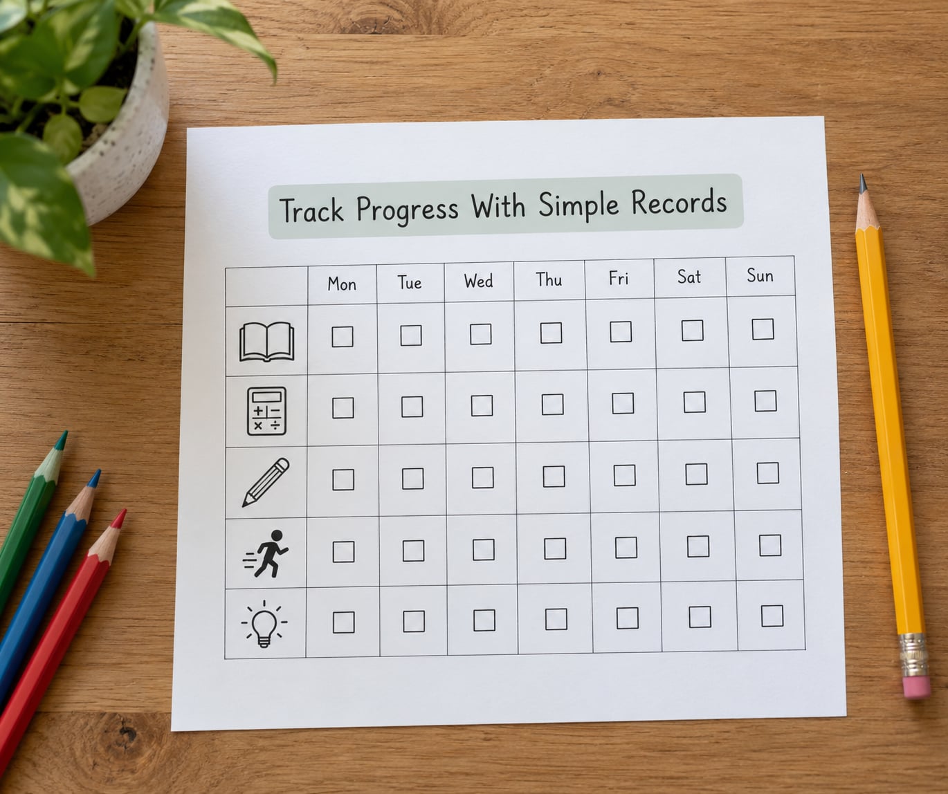 Track Progress With Simple Records