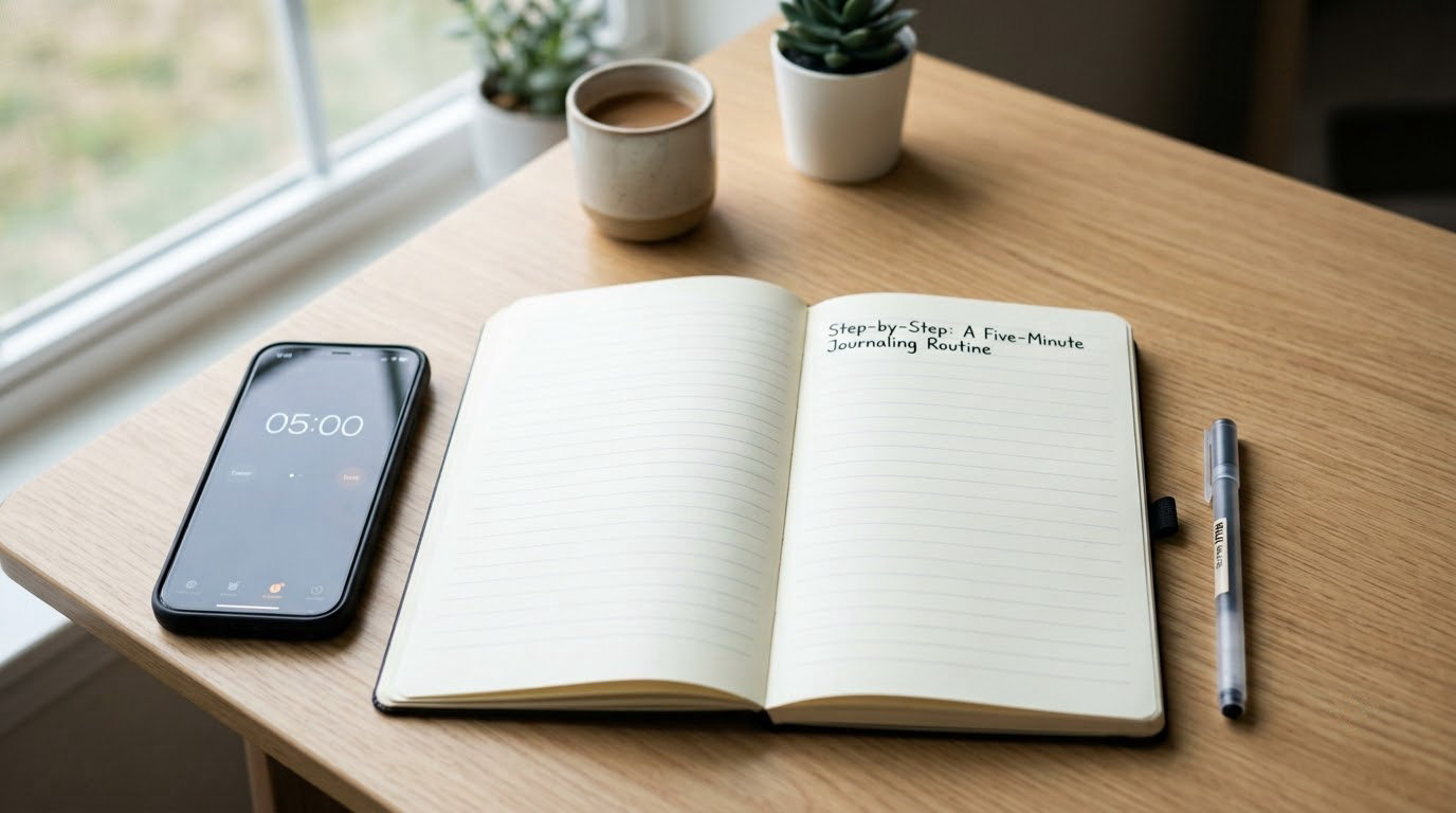 Step-by-Step: A Five-Minute Journaling Routine