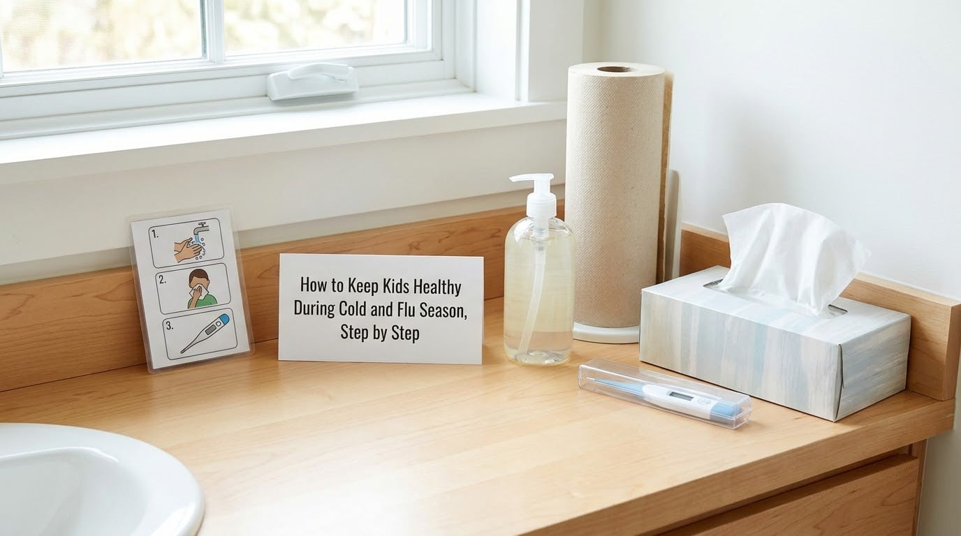 How to Keep Kids Healthy During Cold and Flu Season, Step by Step