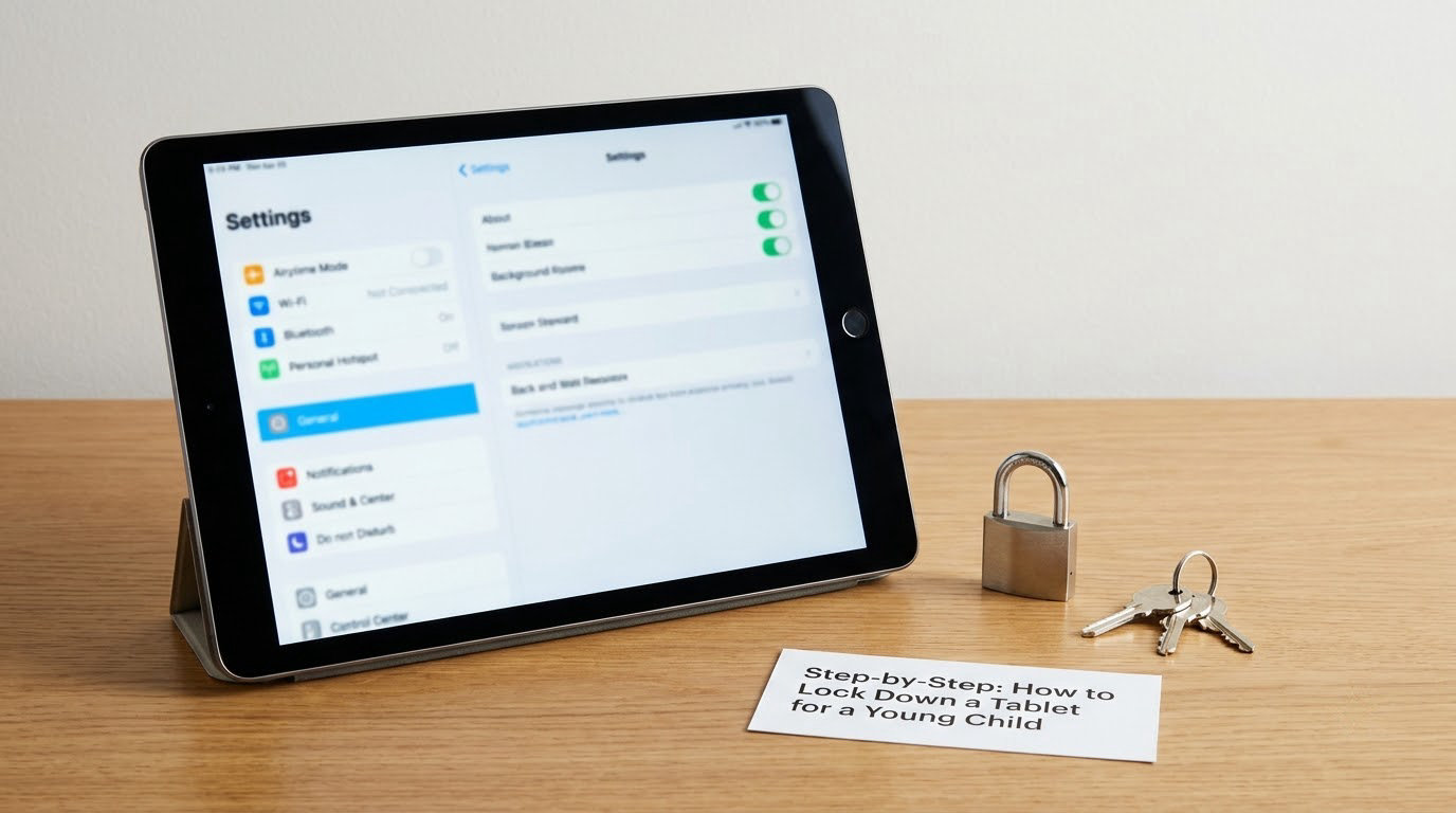 Step-by-Step: How to Lock Down a Tablet for a Young Child