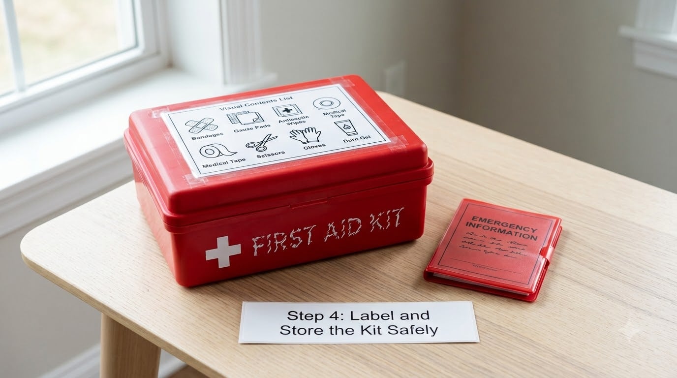 Step 4: Label and Store the Kit Safely