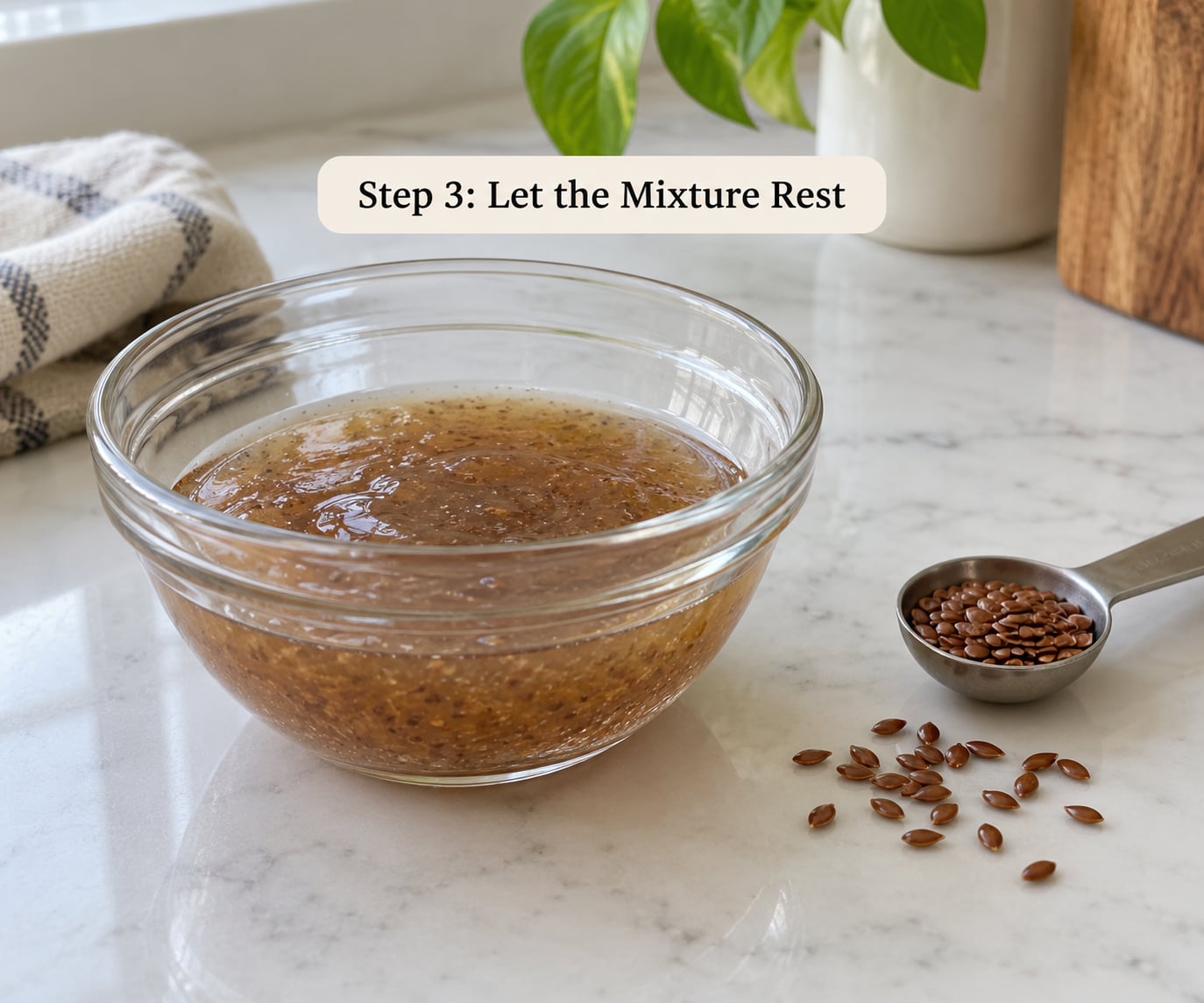Step 3: Let the Mixture Rest