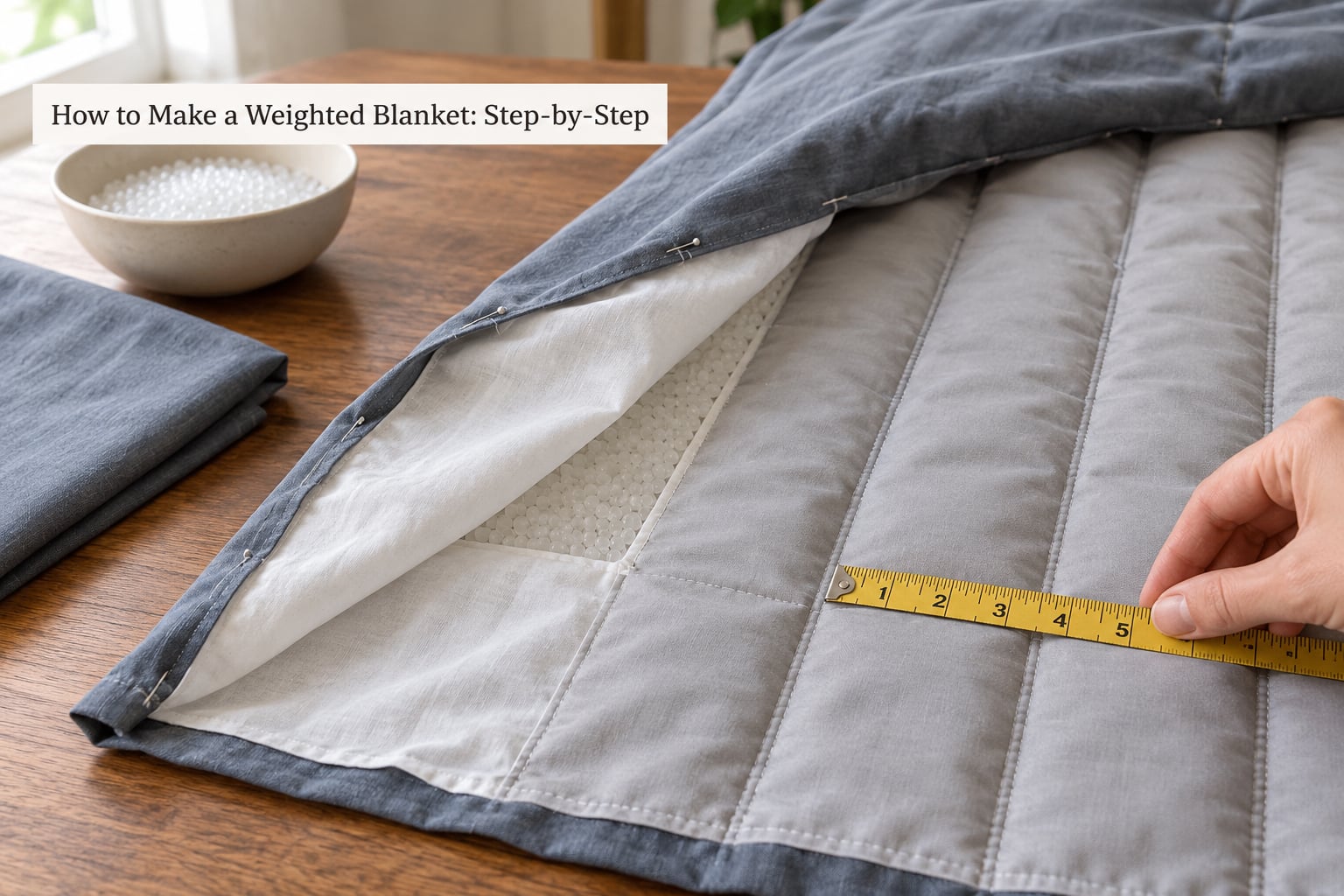 How to Make a Weighted Blanket: Step-by-Step
