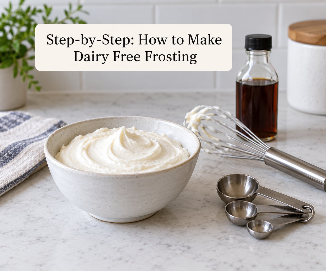 Step-by-Step: How to Make Dairy Free Frosting
