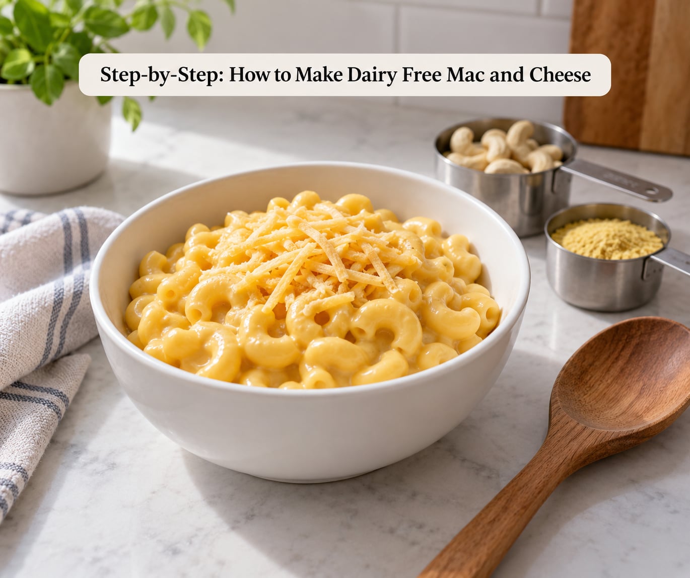 Step-by-Step: How to Make Dairy Free Mac and Cheese
