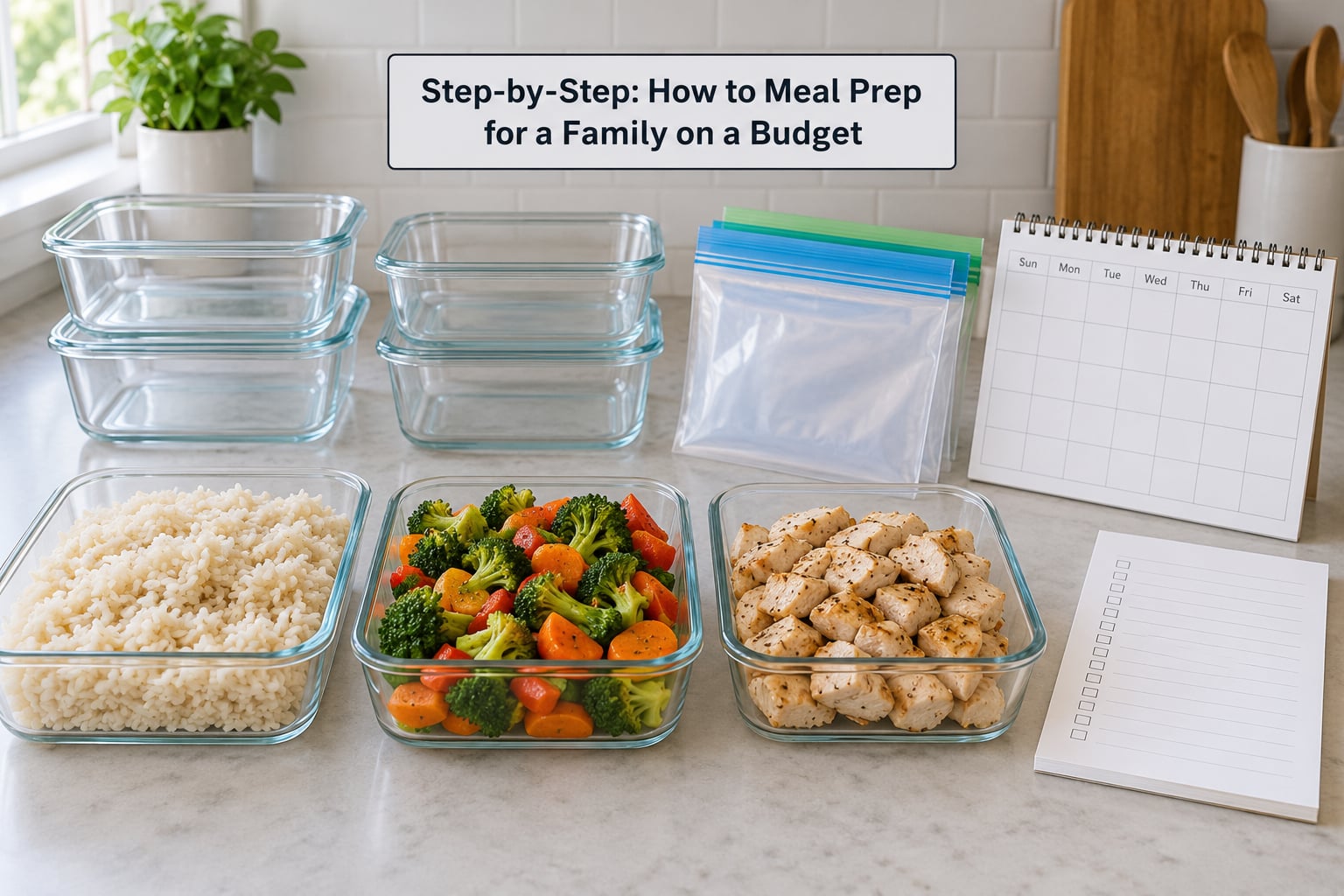 Step-by-Step: How to Meal Prep for a Family on a Budget