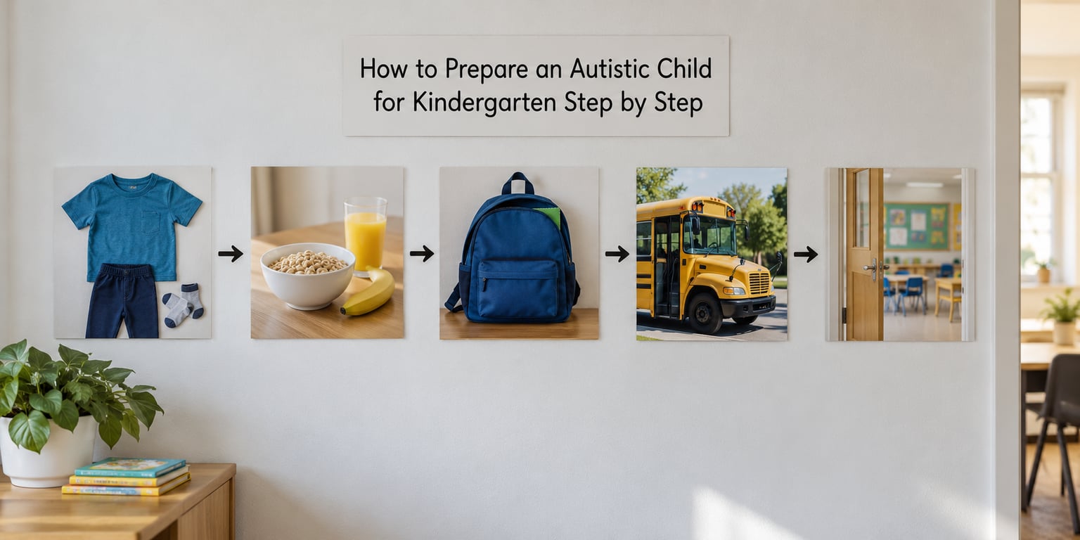 How to Prepare an Autistic Child for Kindergarten Step by Step