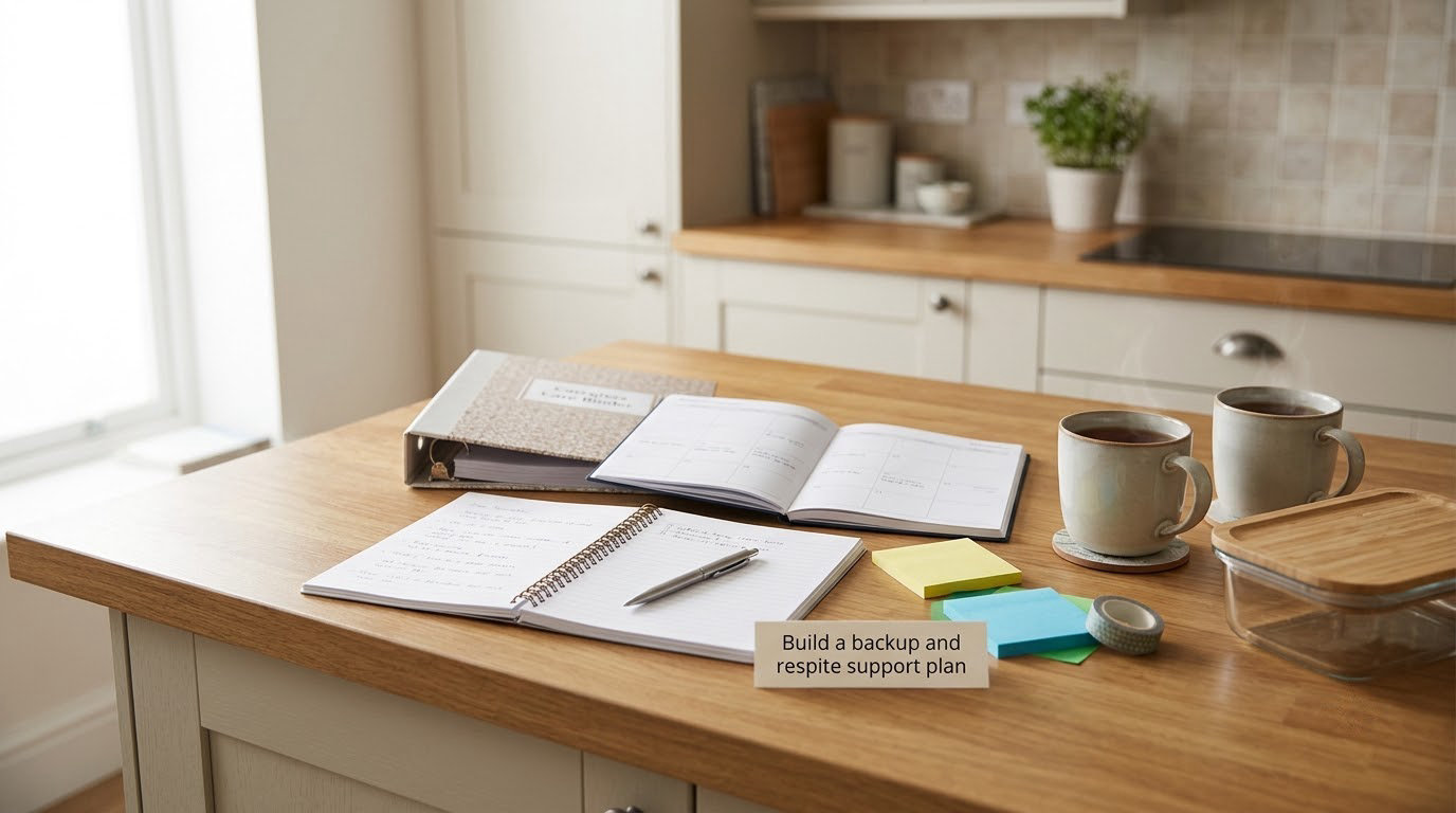 Build a backup and respite support plan