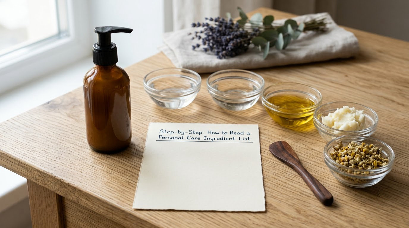 Step-by-Step: How to Read a Personal Care Ingredient List