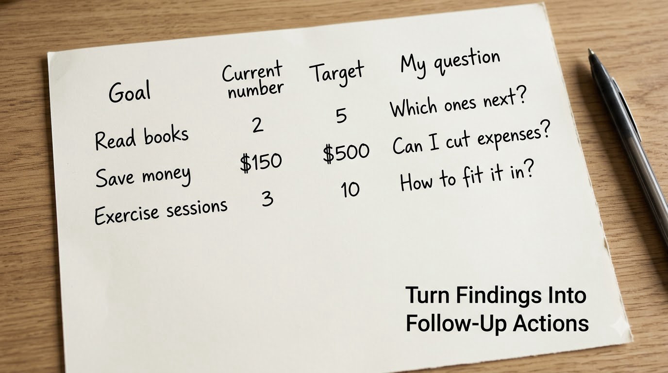 Turn Findings Into Follow-Up Actions
