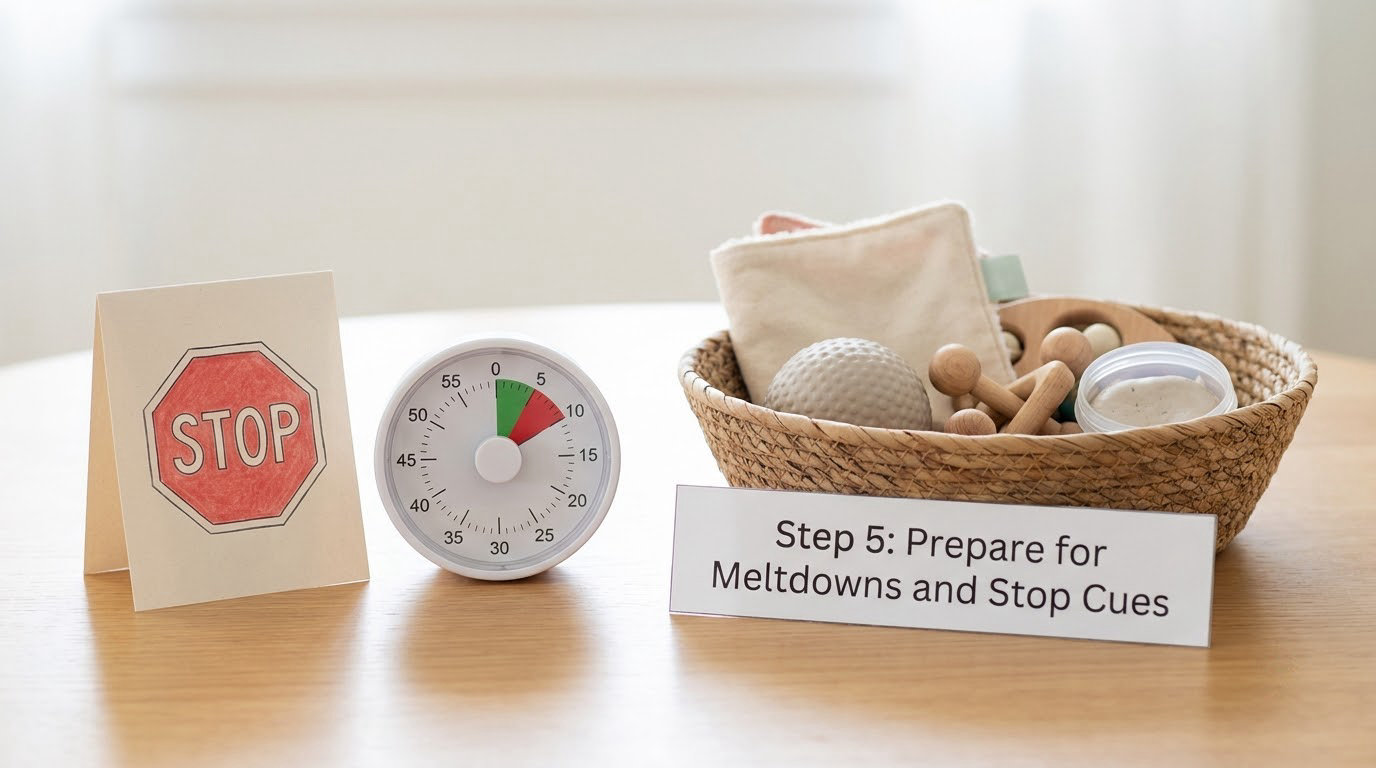 Step 5: Prepare for Meltdowns and Stop Cues