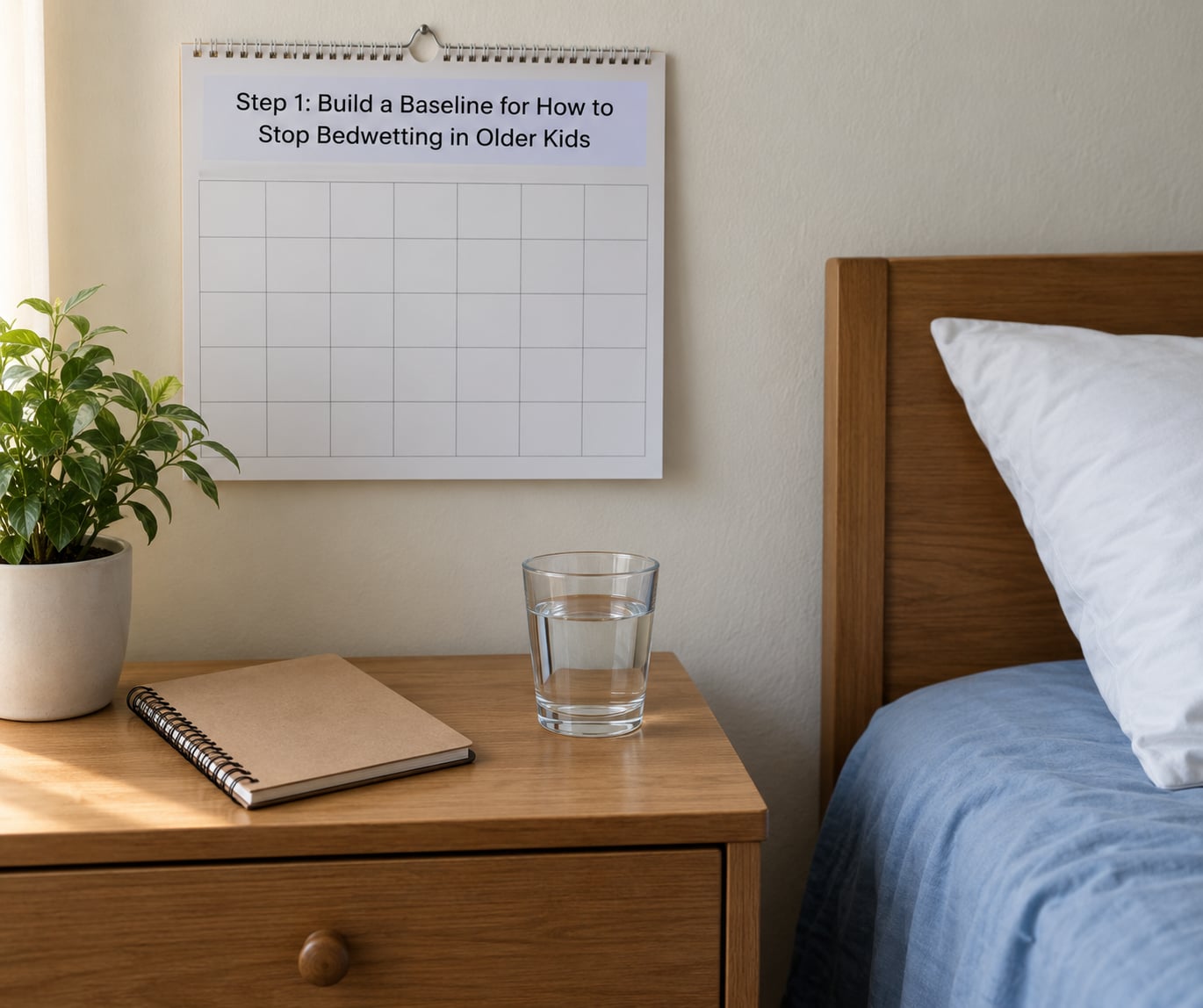 Step 1: Build a Baseline for How to Stop Bedwetting in Older Kids