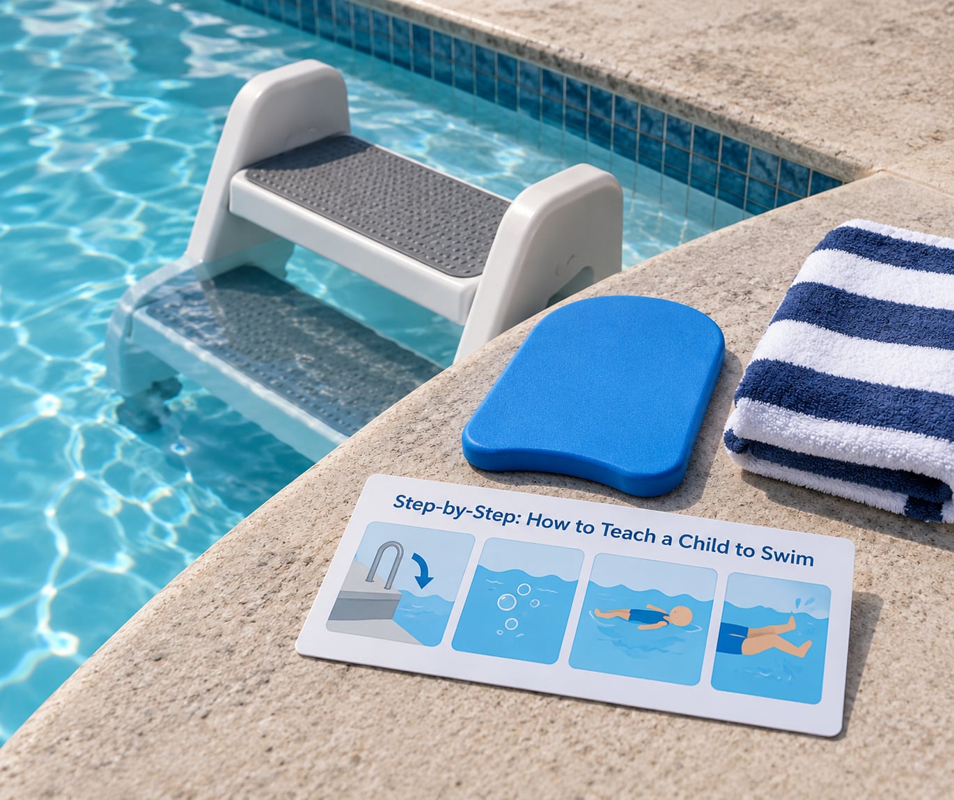 Step-by-Step: How to Teach a Child to Swim