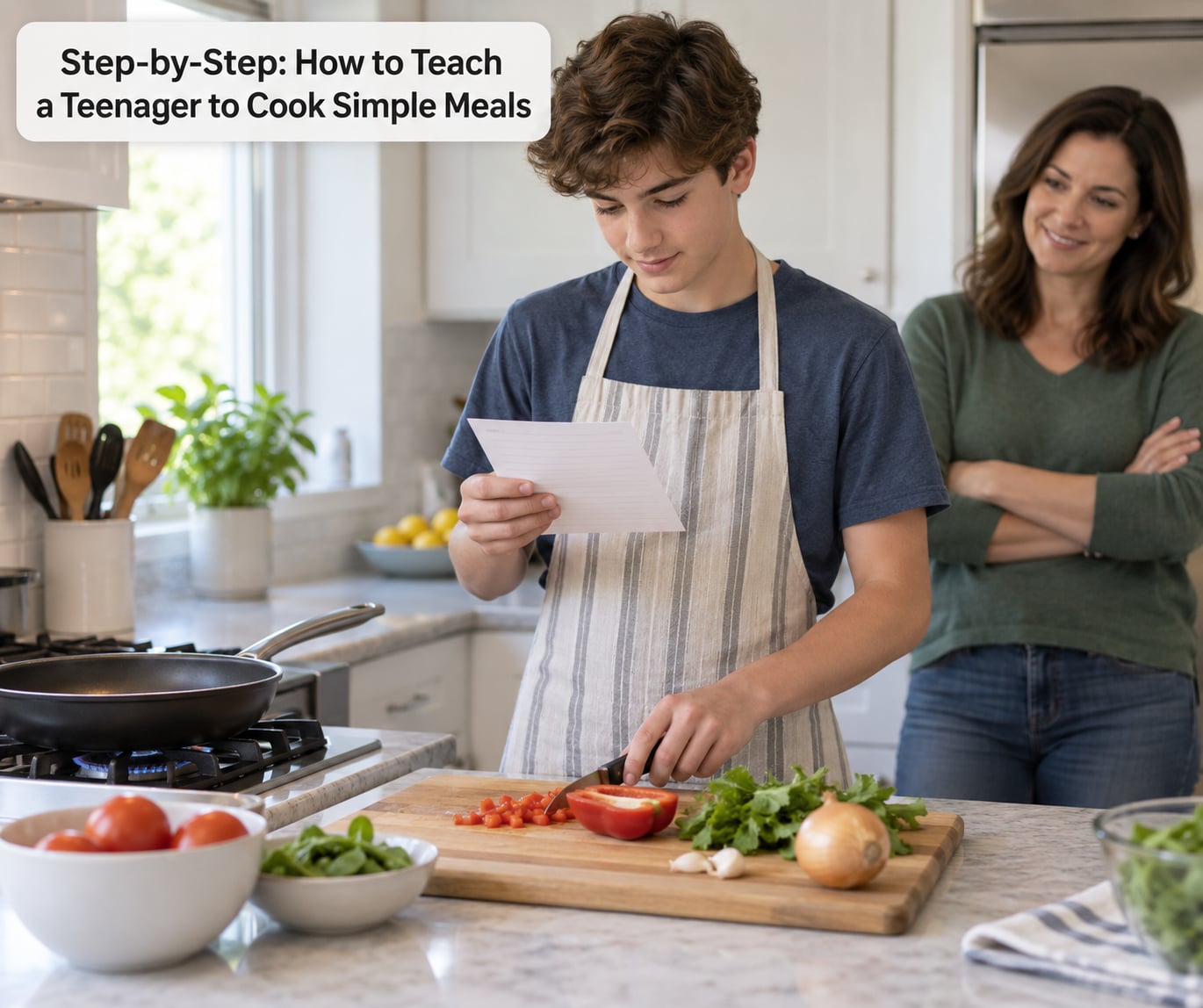 Step-by-Step: How to Teach a Teenager to Cook Simple Meals