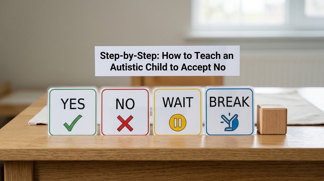 Step-by-Step: How to Teach an Autistic Child to Accept No