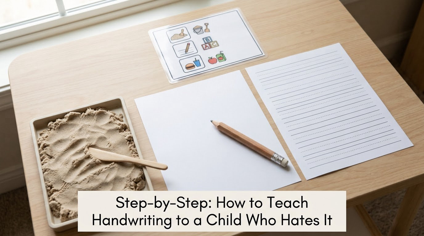 Step-by-Step: How to Teach Handwriting to a Child Who Hates It