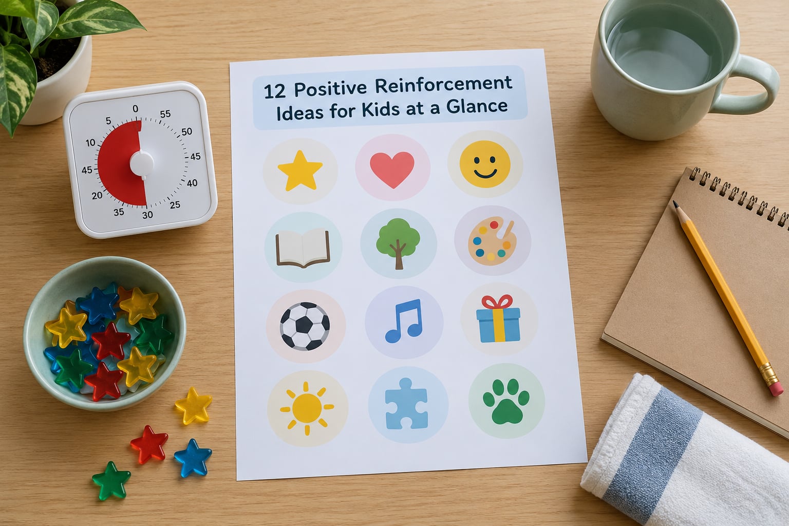 12 Positive Reinforcement Ideas for Kids at a Glance