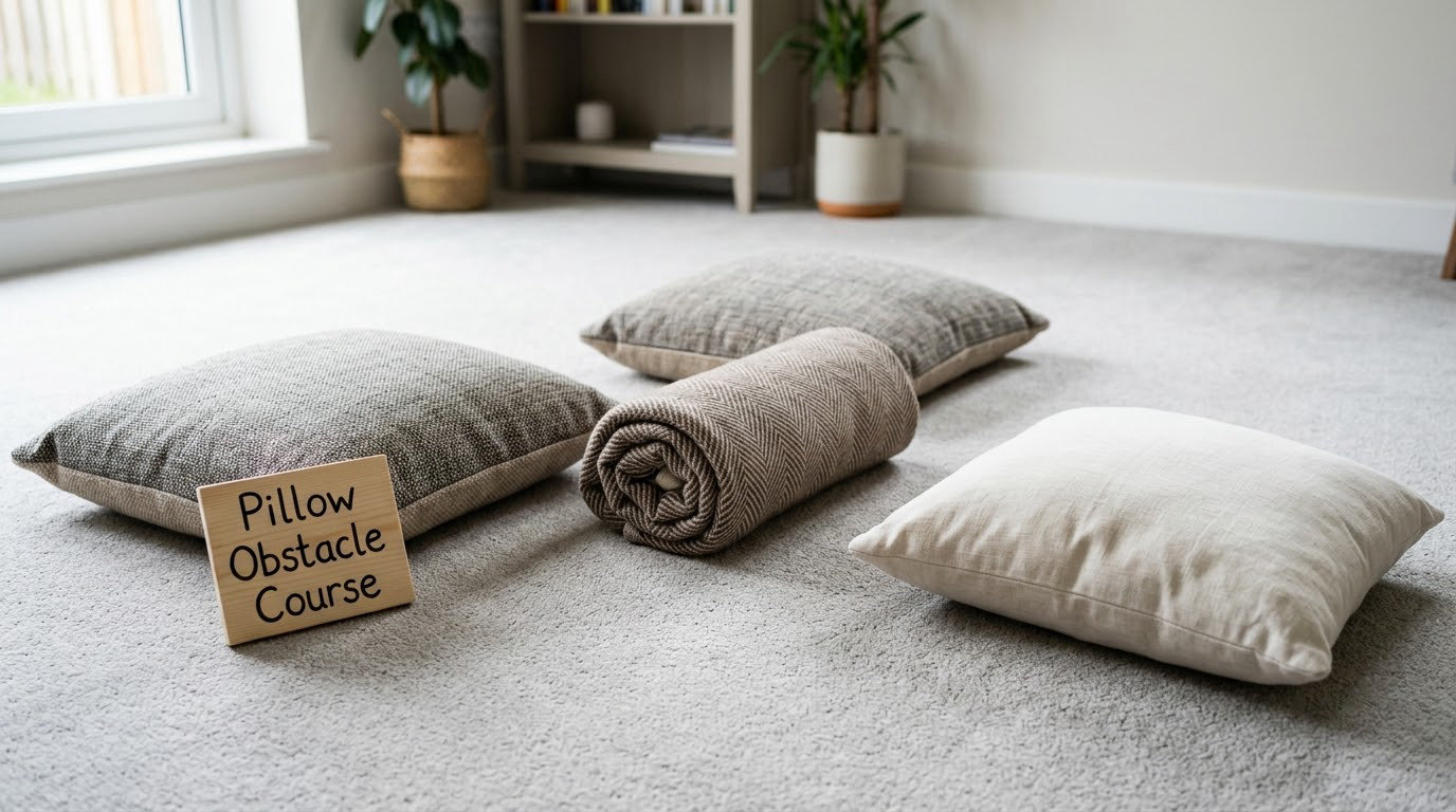 Pillow Obstacle Course