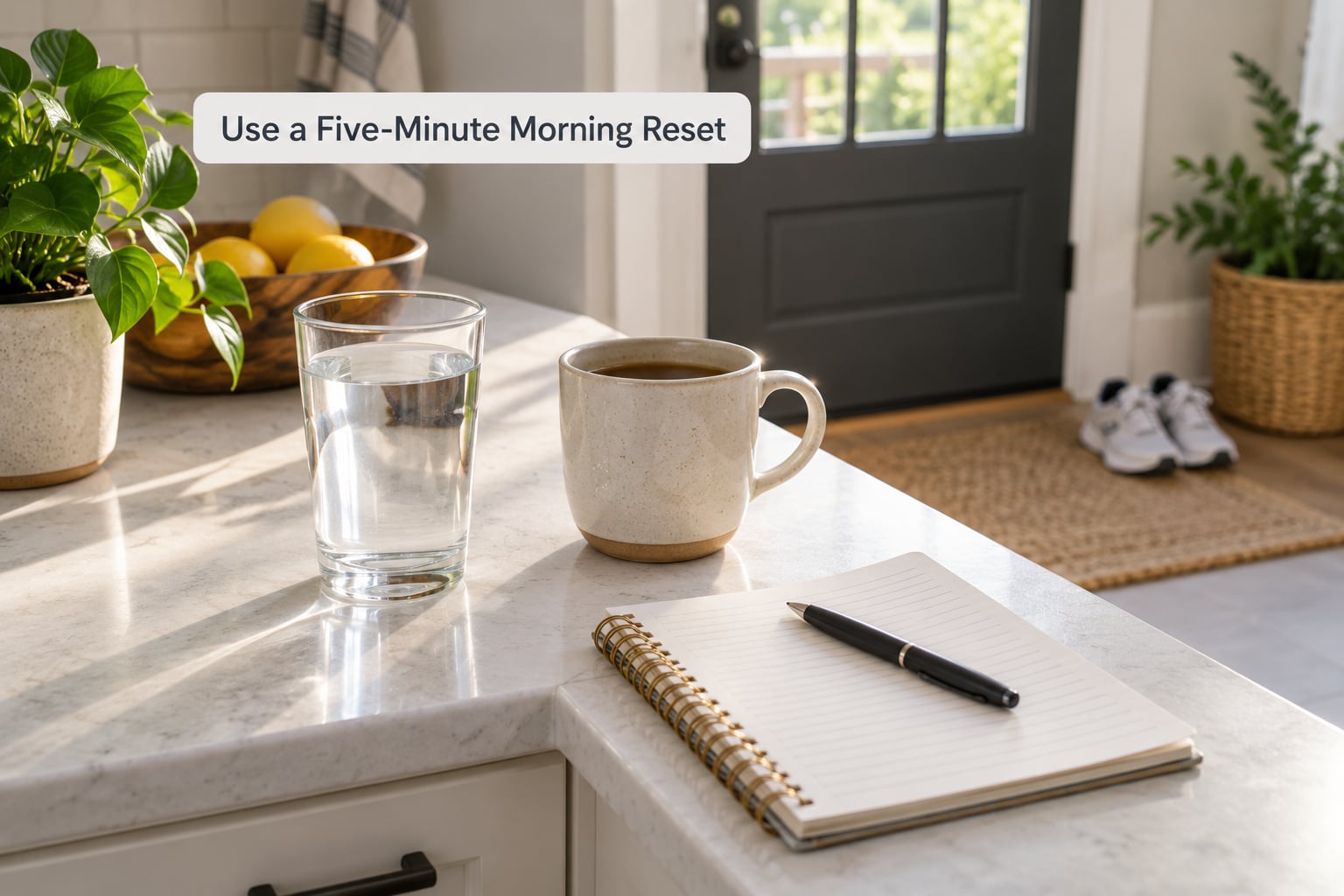 Use a Five-Minute Morning Reset