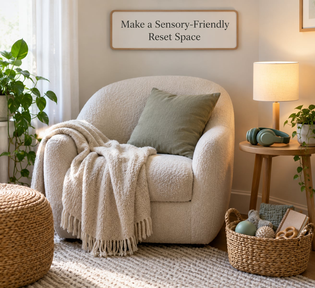 Make a Sensory-Friendly Reset Space