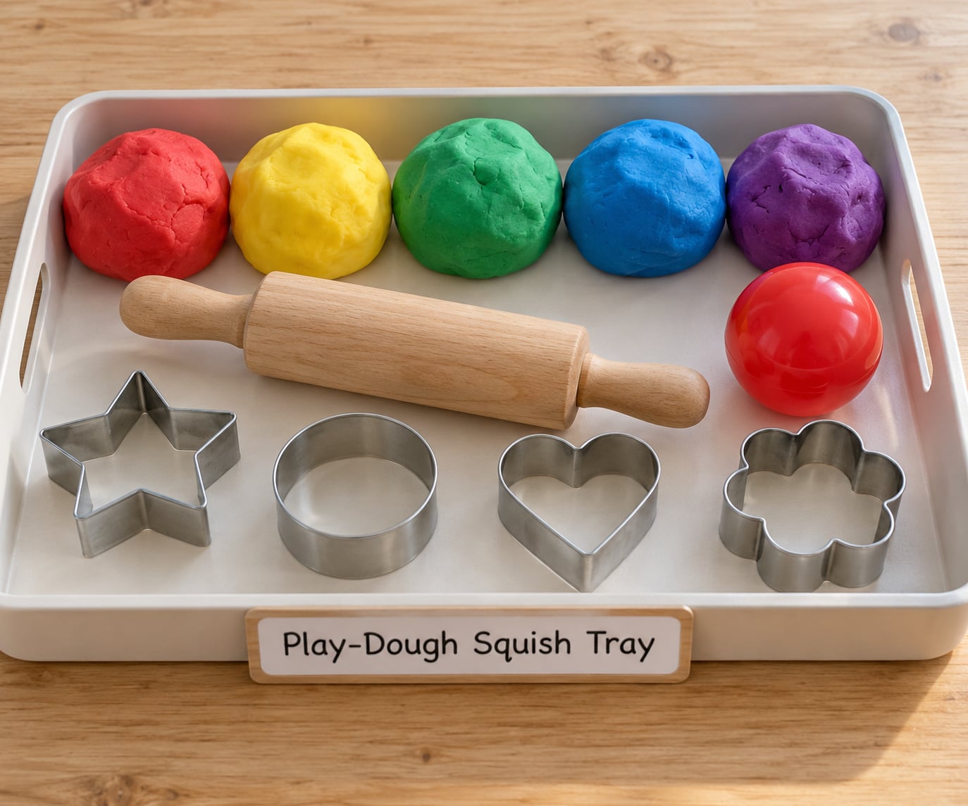 Play-Dough Squish Tray