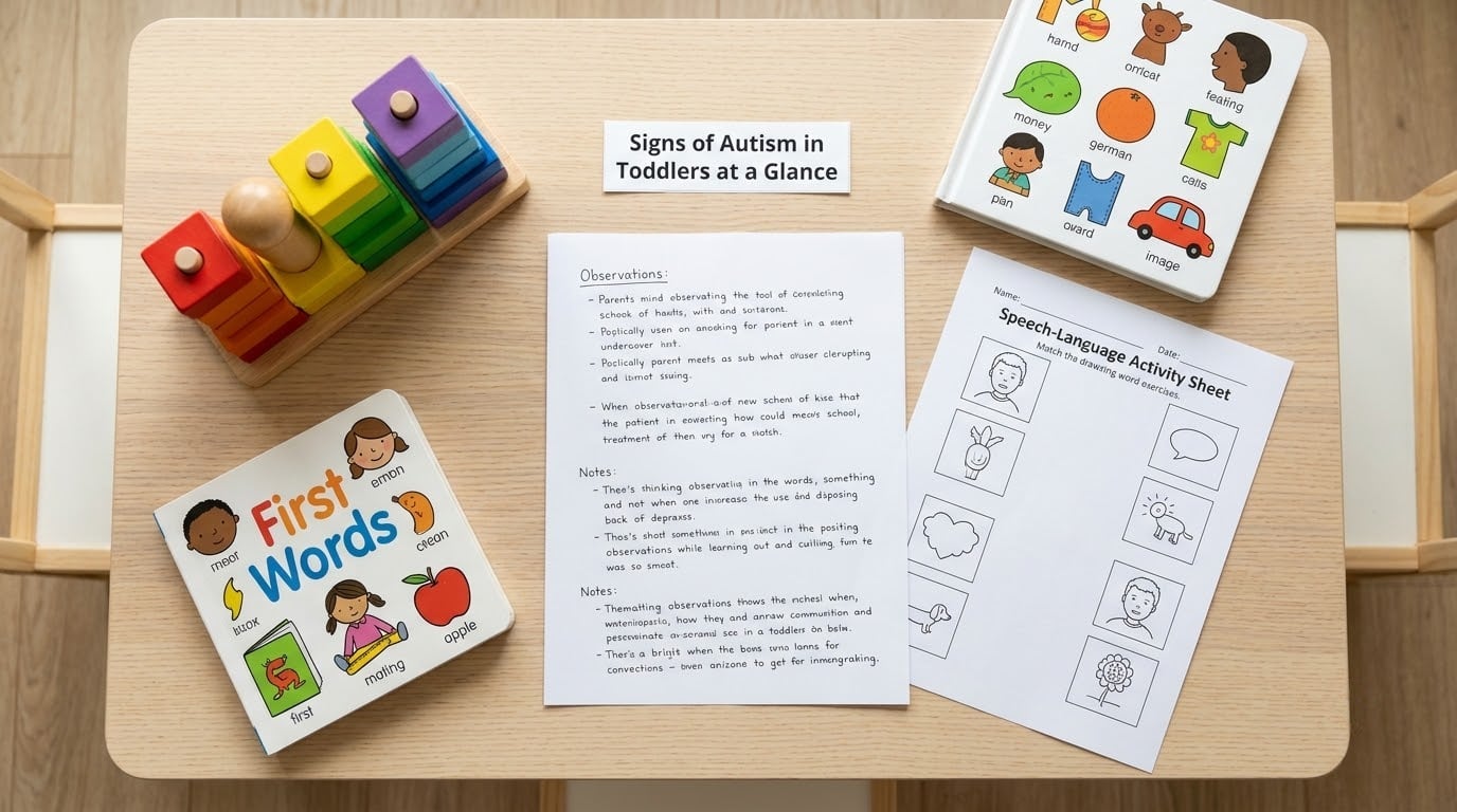 Signs of Autism in Toddlers at a Glance