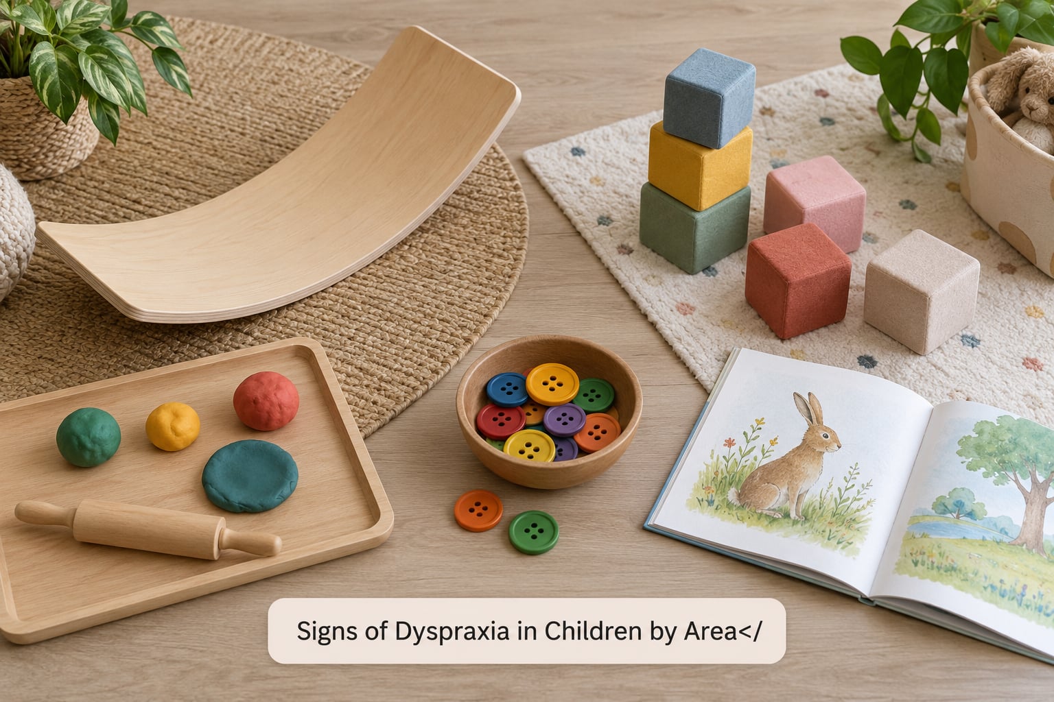 Signs of Dyspraxia in Children by Area</