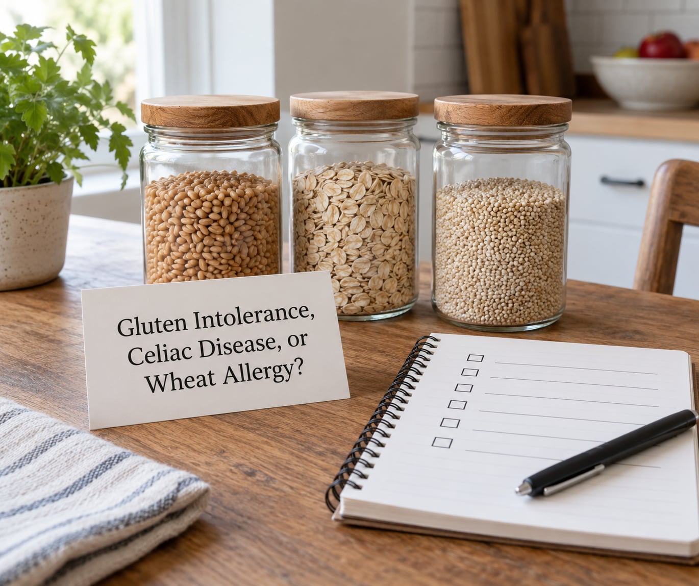 Gluten Intolerance, Celiac Disease, or Wheat Allergy?