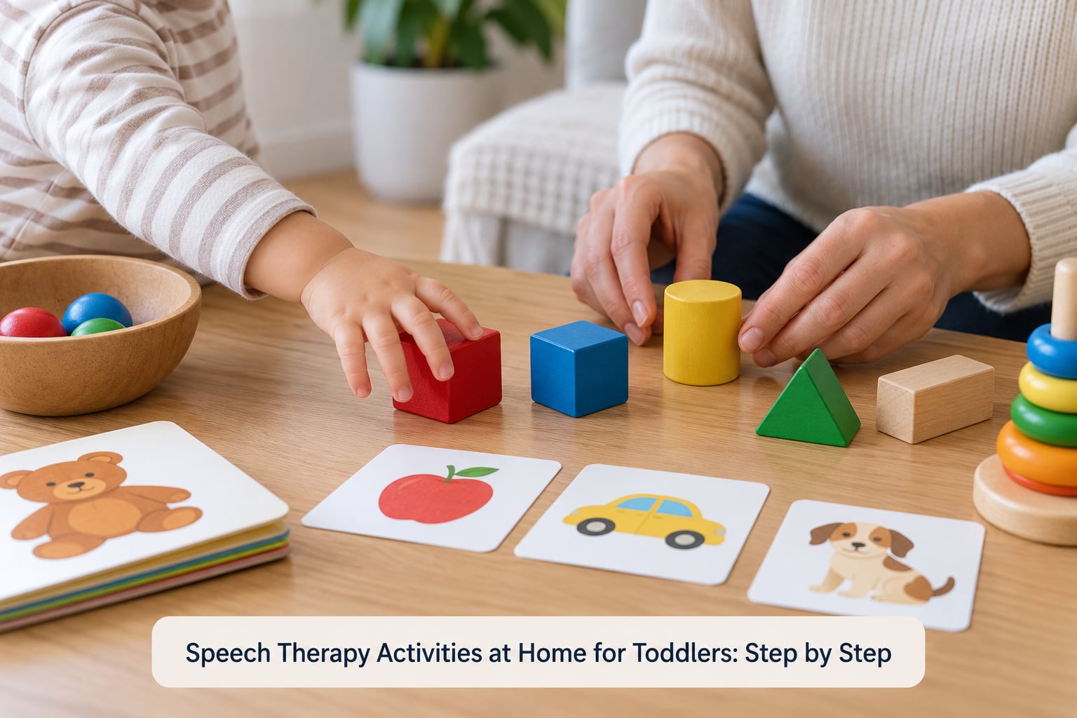 Speech Therapy Activities at Home for Toddlers: Step by Step