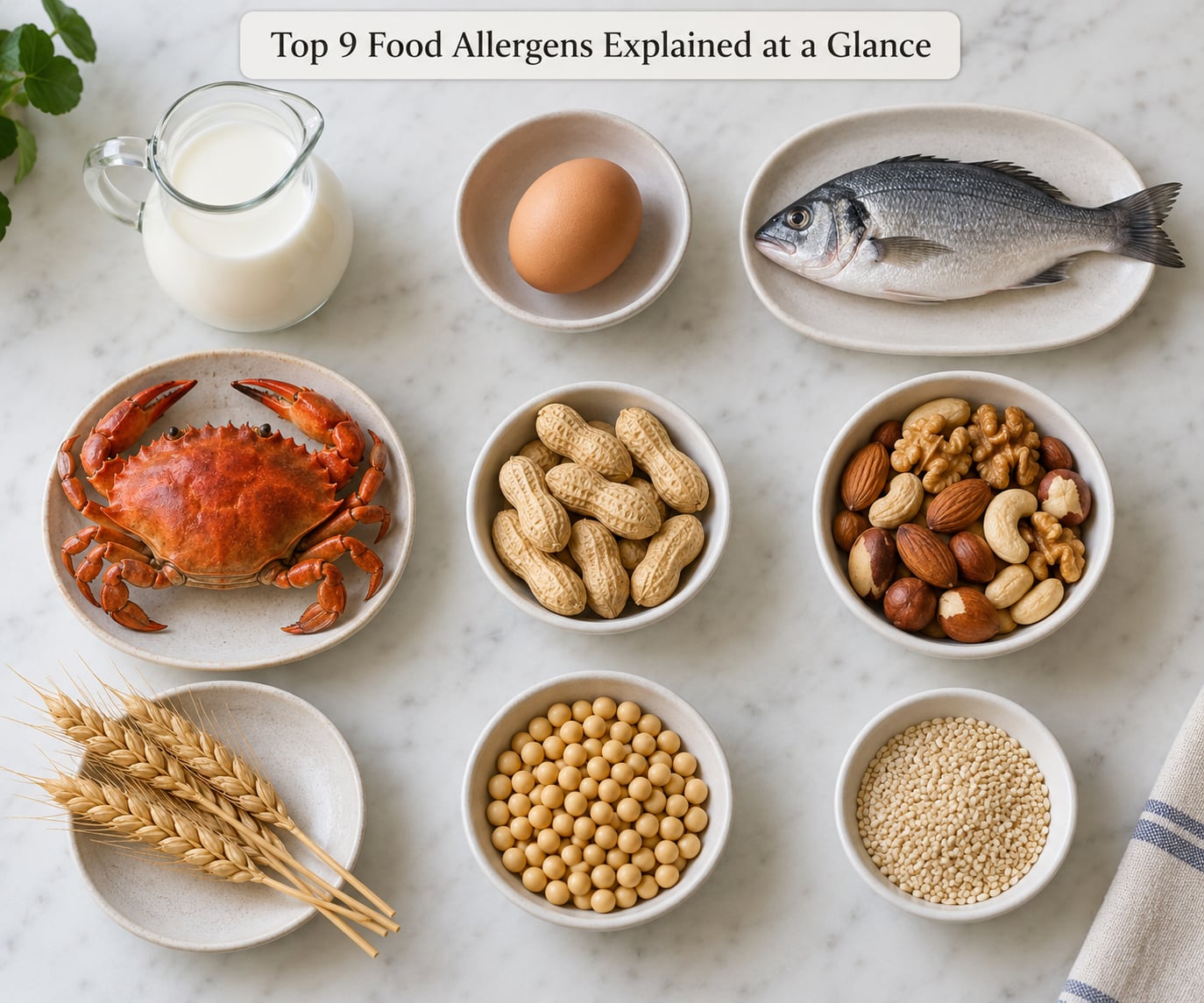 Top 9 Food Allergens Explained at a Glance