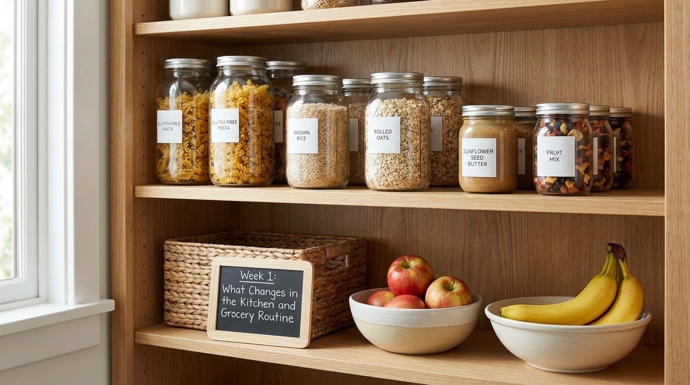 Week 1: What Changes in the Kitchen and Grocery Routine